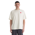 The North Face Men's Red Box Short-Sleeve T-Shirt in White Dune