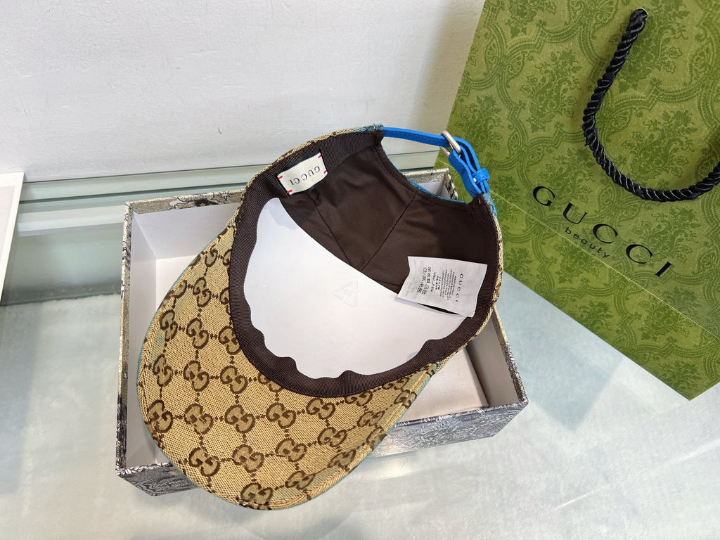 Gucci Baseball Cap - Blue / Pink